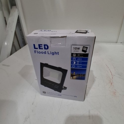 HANNAHONG WATERPROOF OUTDOOR LED FLOOD LIGHT - 10W - 6000 K -BLACK image 4