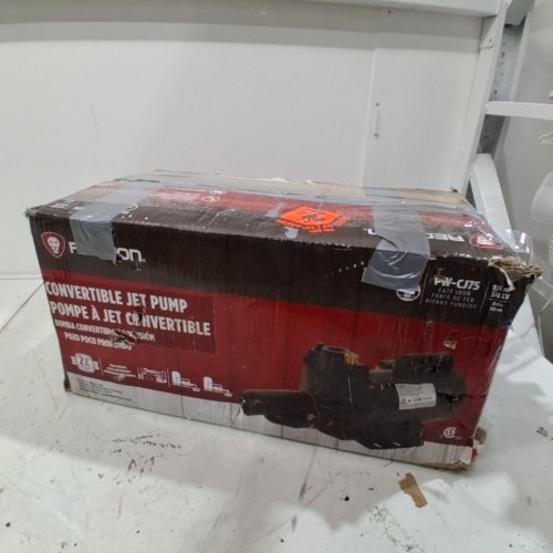 RED LION CAST IRON CONVERTIBLE JET PUMP - 8.1GPM - 3/4HP - BLACK (MODEL: PW-CJ75) image 6