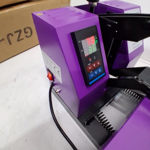BETTERSUB CLAMSHELL INDUSTRIAL SUBLIMATION NON-STICK TEFLON PLATE HEAT TRANSFER MACHINE WITH LCD DIGITAL CONTROL - 15" X 15" - PURPLE (MODEL: BYBS-XY001PURPLE2) image 2