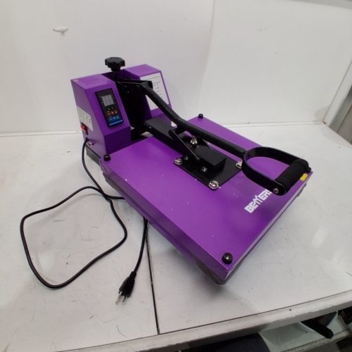 BETTERSUB CLAMSHELL INDUSTRIAL SUBLIMATION NON-STICK TEFLON PLATE HEAT TRANSFER MACHINE WITH LCD DIGITAL CONTROL - 15" X 15" - PURPLE (MODEL: BYBS-XY001PURPLE2) image 3
