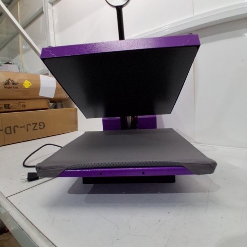 BETTERSUB CLAMSHELL INDUSTRIAL SUBLIMATION NON-STICK TEFLON PLATE HEAT TRANSFER MACHINE WITH LCD DIGITAL CONTROL - 15" X 15" - PURPLE (MODEL: BYBS-XY001PURPLE2) image 5