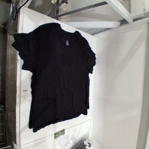 4PK GEORGE CREW NECK SHIRTS - EXTRA LARGE - BLACK image 2