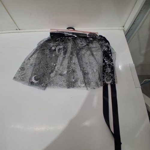 WOMEN'S WAY TO CELEBRATE STARRY TUTU - SMALL/MEDIUM - BLACK / SILVER image 2
