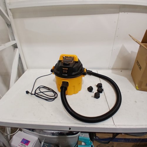 VEVOR PORTABLE WET/DRY VACCUUM W/ BLOWING FUNCTION - 10L - BLACK/YELLOW - (MODEL: SYGSZK10L110VIU03V1) image 4