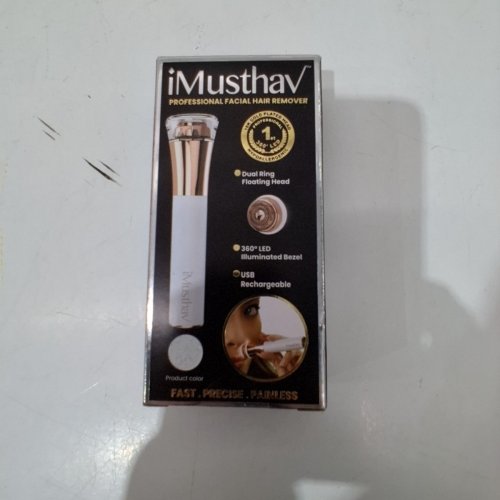 IMUSTHAV PROFESSIONAL FACIAL HAIR REMOVER - WHITE (MODEL: MV300) image 5