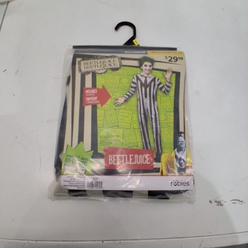 BOYS RUBIES BEETLEJUICE COSTUME - LARGE (10-12) - WHITE/BLACK (STYLE: 1001534) image 2