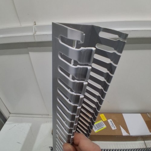 4PK ZHIYO UNDER DESK CORD ORGANIZER CABLE MANAGEMENT RACEWAY - 23.6" X 2.4" X 2" - 95" TOTAL LENGTH - GREY (MODEL: H50W60CMR) image 4