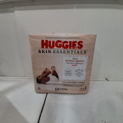 68PK HUGGIES DIAPERS SKIN ESSENTIALS - SIZE 1 - DISNEY image 2