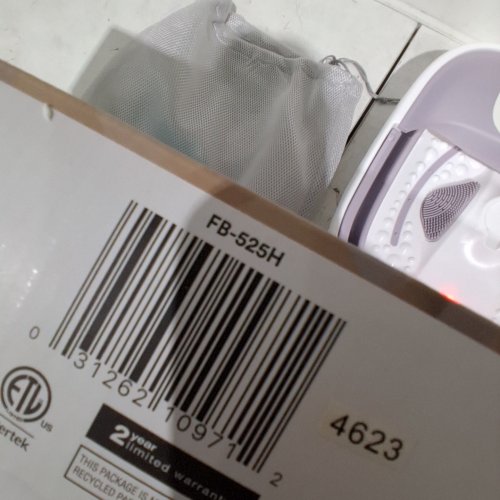 SMART SPACE ELITE FOOT BATH WITH HEAT BOOST - 60W - WHITE AND LAVENDER (MODEL: FB-S25H) image 3