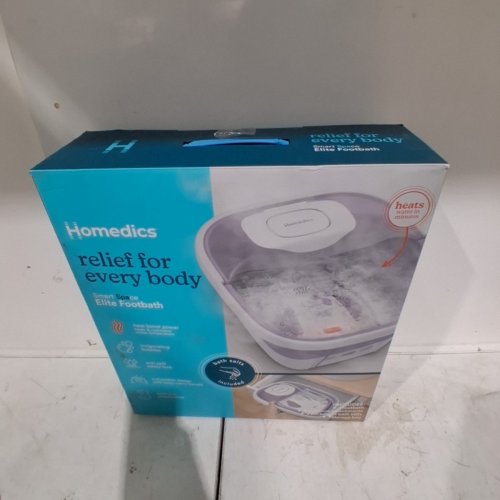 SMART SPACE ELITE FOOT BATH WITH HEAT BOOST - 60W - WHITE AND LAVENDER (MODEL: FB-S25H) image 5