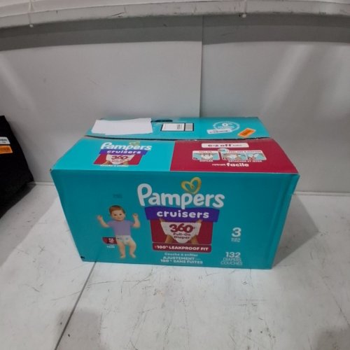 132PK PAMPERS CRUISERS 360° GAP-FREE FIT DIAPERS - SIZE 3 (16-28LBS) image 3