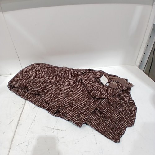 CASALUNA TEXTURED WAFFLE BLANKET - KING -DARK FIG/BROWN image 3