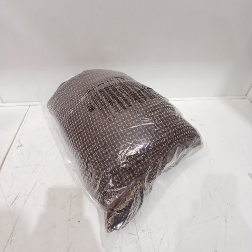 CASALUNA TEXTURED WAFFLE BLANKET - KING -DARK FIG/BROWN image 4