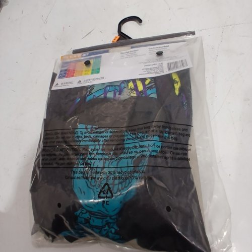 3PC BOYS PARTYHOLIC SKELEZOMBIE COSTUME - MEDIUM (8-10) - BLACK/BLUE (STYLE: 13164) image 3