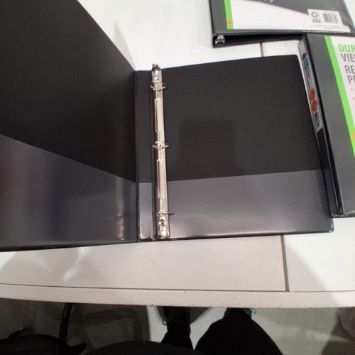 3 PEN+GEAR DURABLE VIEW BINDER - 0.5" - BLACK image 3