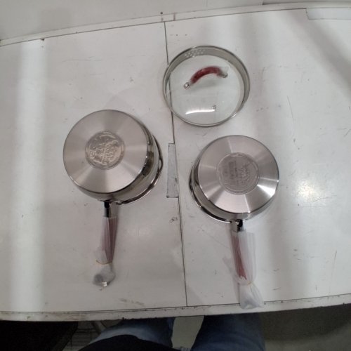 3PC VERKA MILK AND SAUCE PAN - STAINLESS STEEL ( MODEL:1801162) image 3