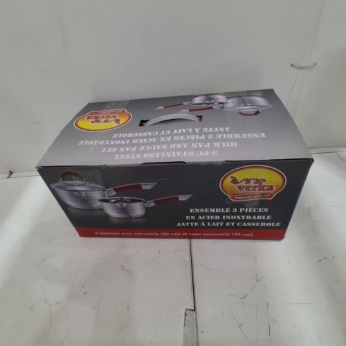 3PC VERKA MILK AND SAUCE PAN - STAINLESS STEEL ( MODEL:1801162) image 4