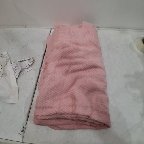 THREADMILL LUXURY COTTON BLANKET - FULL\QUEEN - PINK image 3
