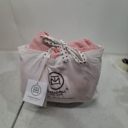 THREADMILL LUXURY COTTON BLANKET - FULL\QUEEN - PINK image 5