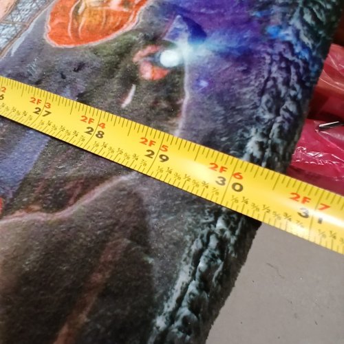 STRANGER THINGS GRAPHIC SOFT THROW BLANKET - 38" X 30" - BLACK/RED/BLUE image 5