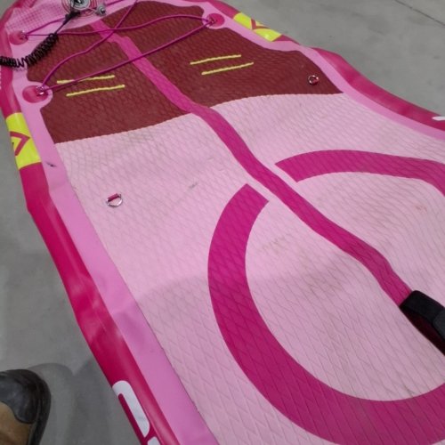 STARCITY EXTRA WIDE INFLATABLE STAND UP PADDLEBOARD - 11FT 6" X 35" - PINK image 4