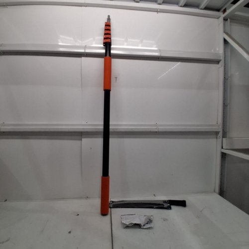 2PC EXTENDABLE MANUAL POLE SAW WITH FLIP & SCREW DUAL LOCK - 5FT - 24FT - BLACK/ORANGE (MODEL: T7212) image 3