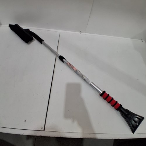 MALLORY FORCE EXTENDING SNOWBROOM AND ICE SCRAPER - 52" - BLACK/RED/SILVER (MODEL: 582-EPSVFB) image 2