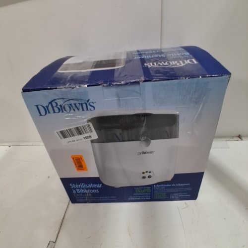 DR BROWNS NATURAL FLOW DELUXE BOTTLE STERILIZER ELECTRIC STEAM SYSTEM - STERILIZES 6 BOTTLES AT ONCE - WHITE (MODEL: AC045) image 5