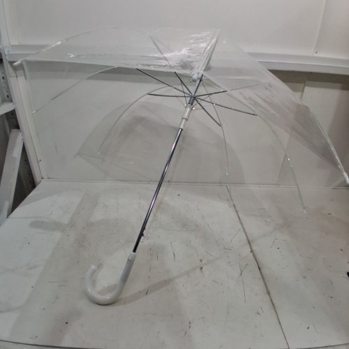 AMAZON BASICS CLEAR UMBRELLA - 35" - TRANSPARENT image 3