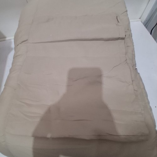 3PC BARE HOME COMFORTER SET - DOWN ALTERNATIVE ULTRA SOFT COMFORTER AND PILLOW SHAMS - QUEEN - KHAKI image 4
