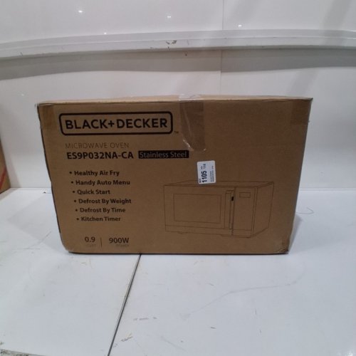 BLACK+DECKER 5-IN-1 MICROWAVE OVEN WITH AIR FRY- BLACK (MODEL: ES9P032NA-CA) image 7