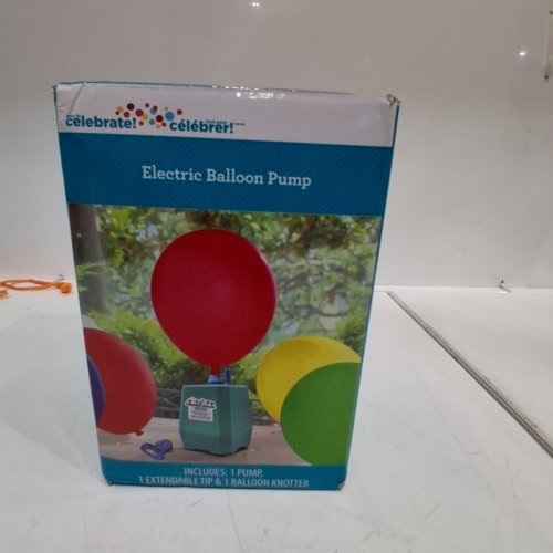 3PC WAY TO CELEBRATE ELECTRIC BALLOON PUMP 110V-120V -BLUE (MODEL: GT61941) image 6