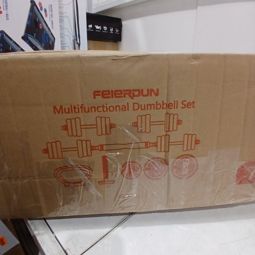 21PC FEIERDUN ADJUSTABLE FREE WEIGHT DUMBBELL SET KETTLEBELL image 3