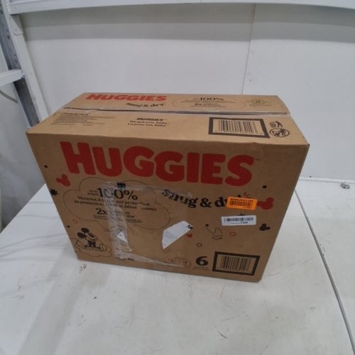 144PK HUGGIES SNUG & DRY BABY DIAPERS - SIZE 6 (35+LB) - MICKEY MOUSE (MODEL: 56414) image 2