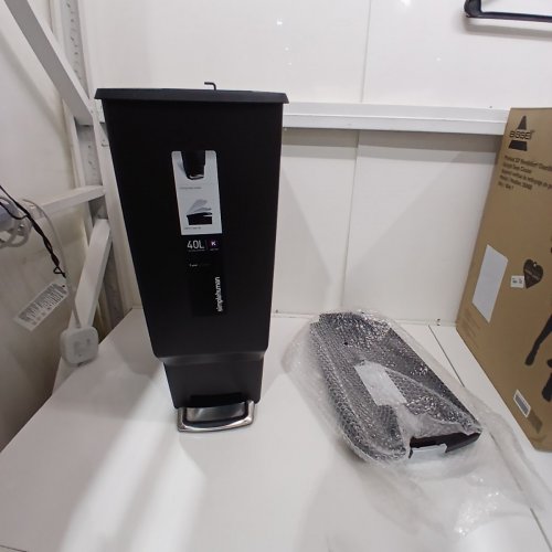 SIMPLEHUMAN INDOOR STEP TRASH CAN - 40L - BLACK (MODEL: CW1361) image 2