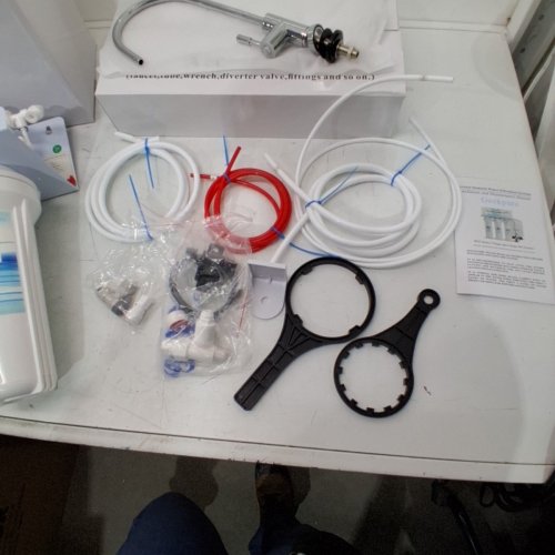 GEEKPURE 6-STAGE REVERSE OSMOSIS DRINKING WATER FILTER SYSTEM WITH DEIONIZATION FILTER - 75GPD (MODEL: RO5-DI) image 3