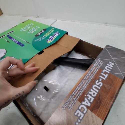 SWIFFER 2-IN-1 SWEEP AND MOP DELUXE MULTI SURFACE MOPPING AND SWEEPING KIT - GREEN/BLACK image 3