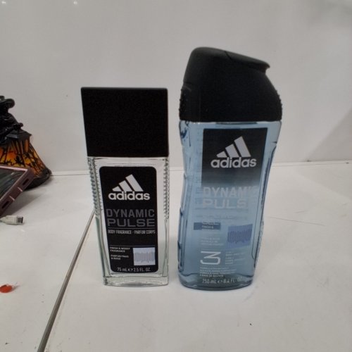 2PC ADIDAS DYNAMIC PULSE BODY FRAGRANCE AND 3-IN-1 SHOWER GEL - 75 ML AND 250 ML image 3