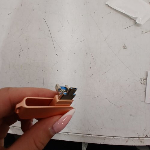 3 IN 1 USB FLASH DRIVE PEN DRIVE FOR IPHONE/IPAD/IOS/ANDROID/PC USB MEMORY STICK- 256GBM- GOLD image 5