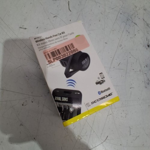 SCOSCHE WIRELESS BLUETOOTH HANDS FREE CAR KIT FM TRANSMITTER WITH AUX AND 12W USB PORTS - BLACK (MODEL: BTFM5-SP) image 3