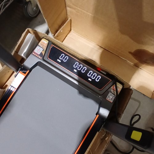HSM FACTORY FOLDABLE EXERCISE TREADMILL - 2.0HP - BLACK (MODEL: HSM-T12C1) image 2