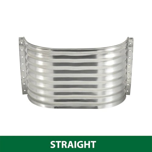 2PK SHAPE PRODUCTS GALVANIZED STEEL STRAIGHT AREA WINDOW WELL - 37" X 12" X 24" - SILVER (MODEL: 3724AWE-S/1001877708) image 2