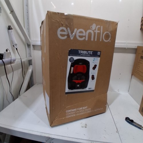 EVENFLO TRIBUTE JUPITER CONVERTIBLE KIDS CAR SEAT - RED/BLACK (MODEL: 38112278C) image 5