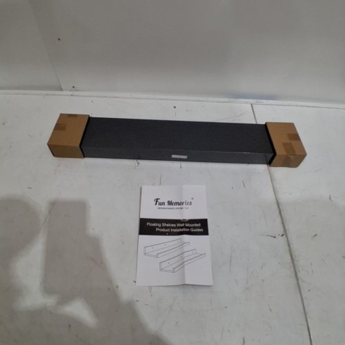 FUN MEMORIES PICTURE LEDGE SHELF - 24" - BLACK image 2