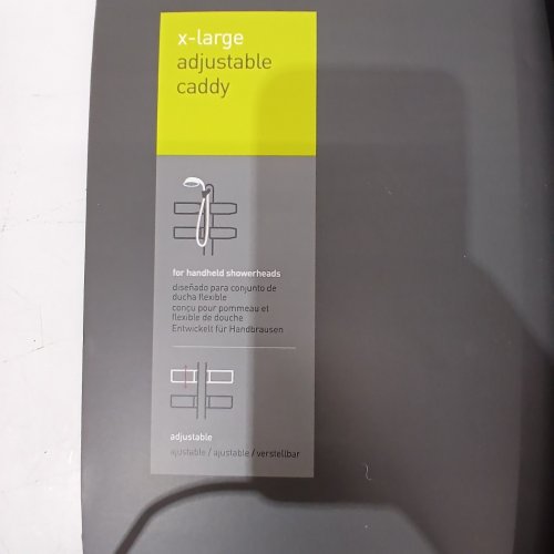SIMPLEHUMAN ADJUSTABLE EXTRA LARGE STAINLESS STEEL HANGING SHOWER CADDY - SILVER (MODEL: BT1102) image 3