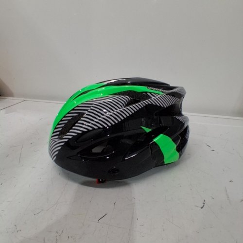 ADULT UNISEX MOUTAIN BIKE HELMET - ONE SIZE - GREEN/BLACK image 2