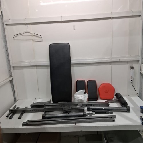 FINER FORM MULTI-FUNCTIONAL BENCH FOR FULL ALL-IN-ONE BODY WORKOUT - 58" - RED/BLACK (MODEL:FF-TB022302) image 5
