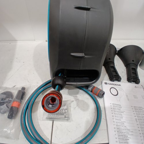 GARDENA AUTO-RETRACTABLE FROST PROOF HOSE REEL ON METAL SPIKE - 66FT - (MODEL:18614-80) image 6