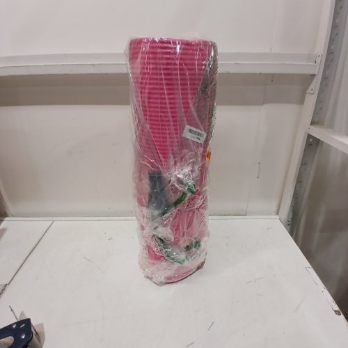AMAZON BASICS EXTRA THICK YOGA MAT - 74" X 24" X 0.5" - PINK image 4