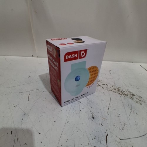 DASH MINI NON STICK WAFFLE MAKER - MINT GREEN (MODEL : DMW001CA) image 5